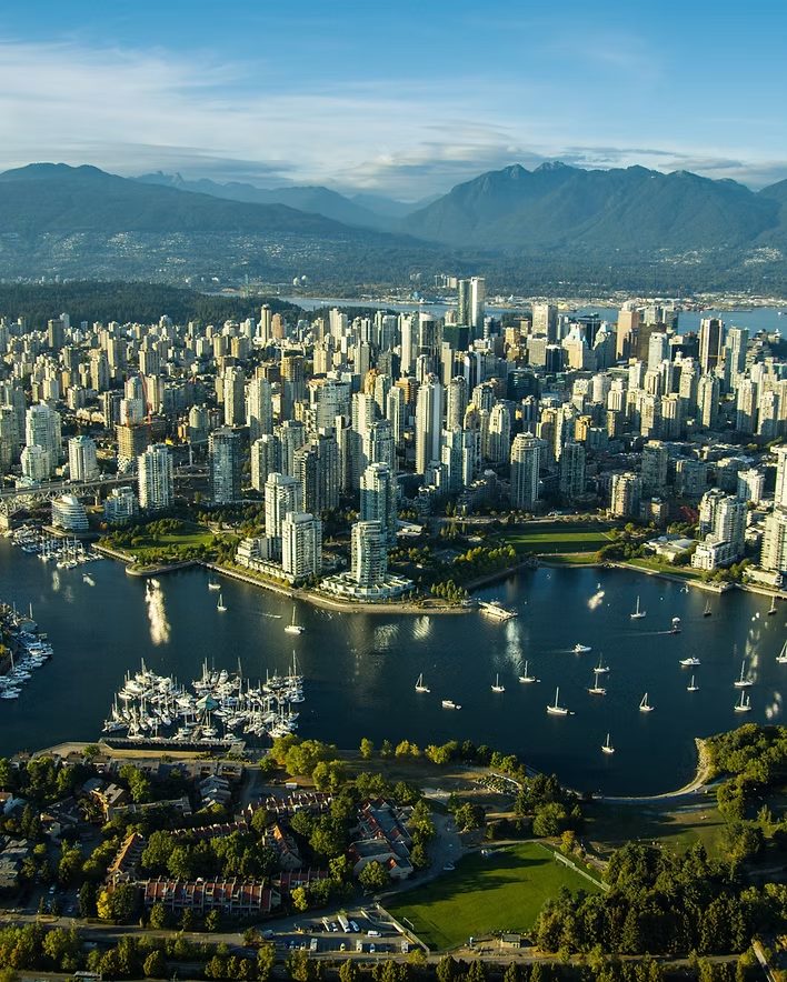Vancouver skyline and harbour